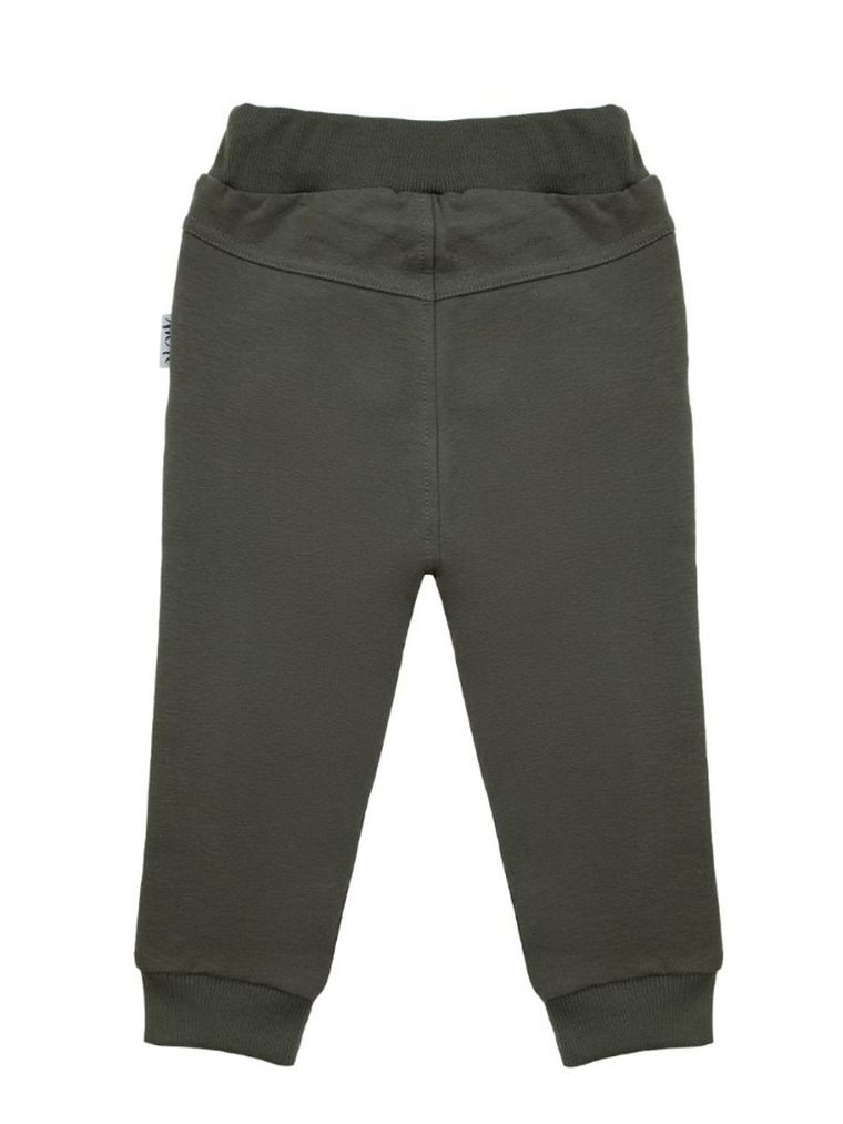 Spodnie dresowe chłopięcie, khaki, Nicol