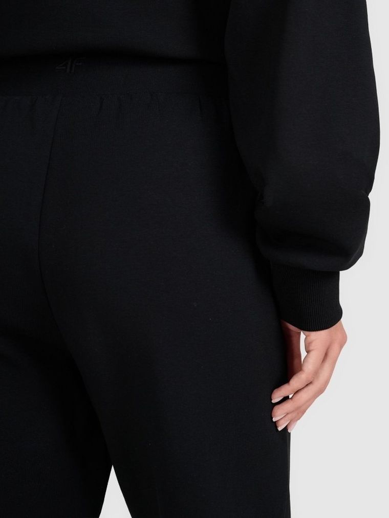 Spodnie dresowe damskie, czarne, 4F