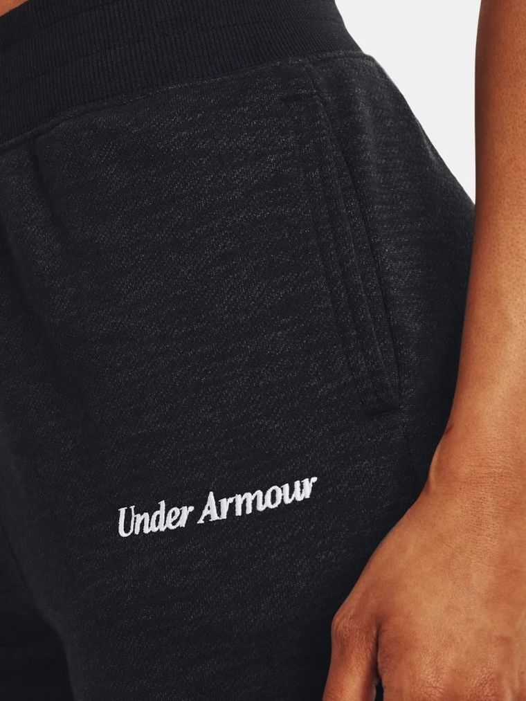 Spodnie dresowe damskie, czarne, Under Armour