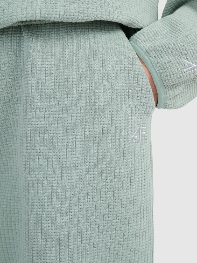 Spodnie dresowe damskie, miętowe, 4F