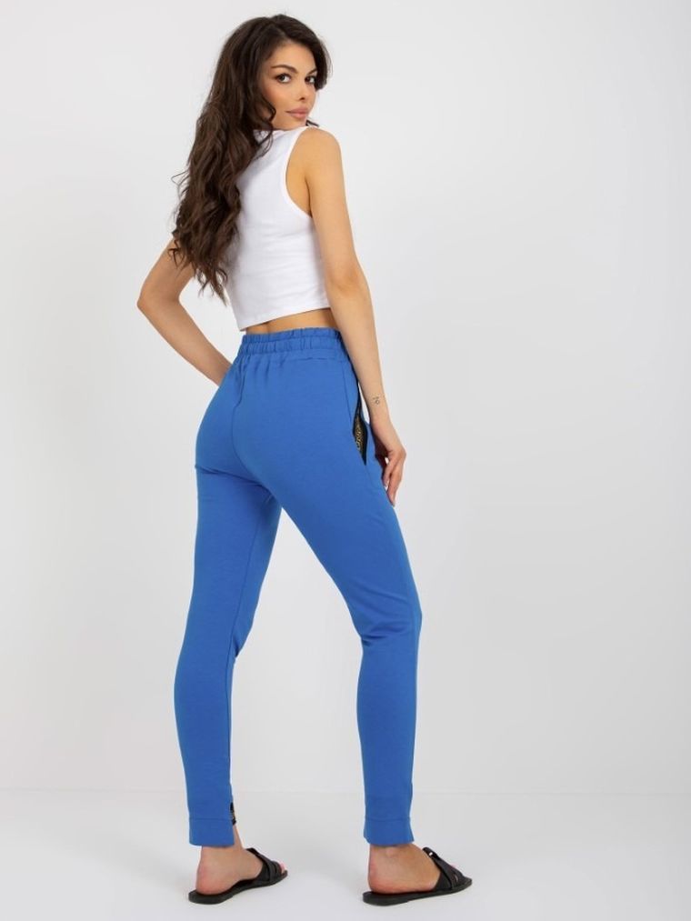 Spodnie dresowe damskie, niebieskie, Relevance