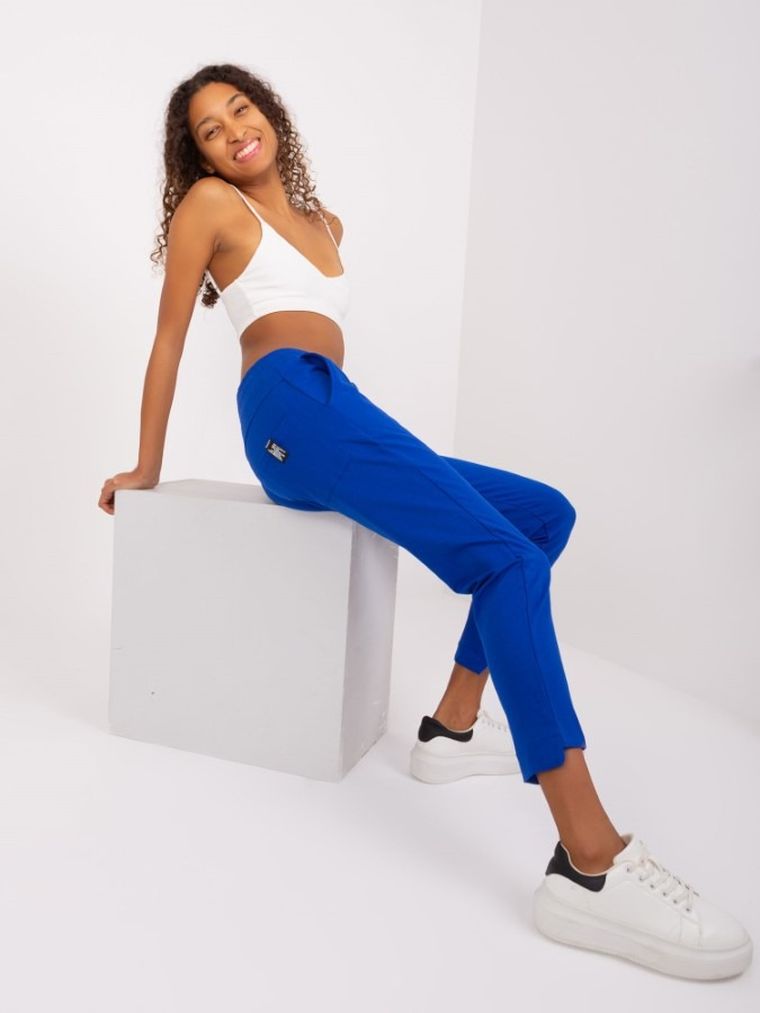 Spodnie dresowe damskie, niebieskie, Relevance