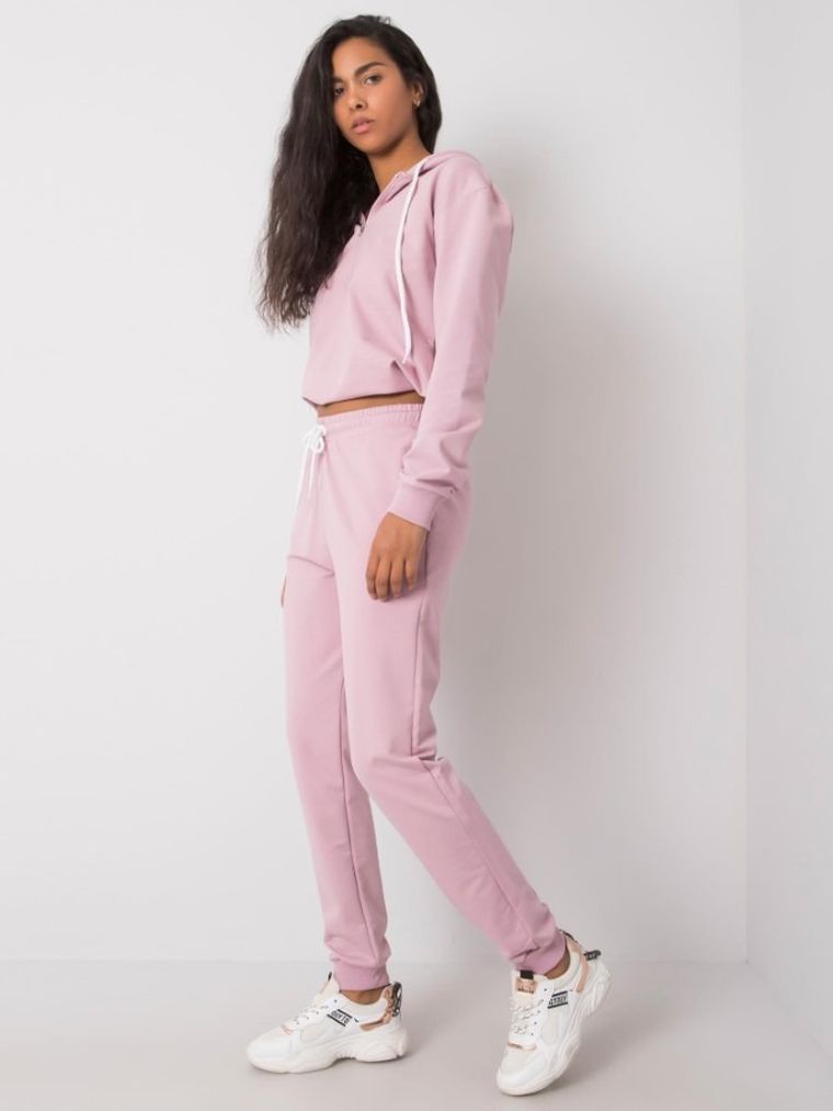 Spodnie dresowe damskie, różowe, Sublevel
