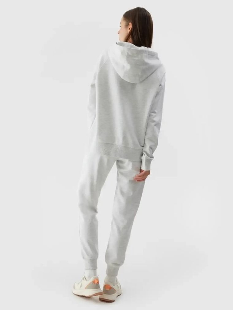 Spodnie dresowe damskie, szare, 4F