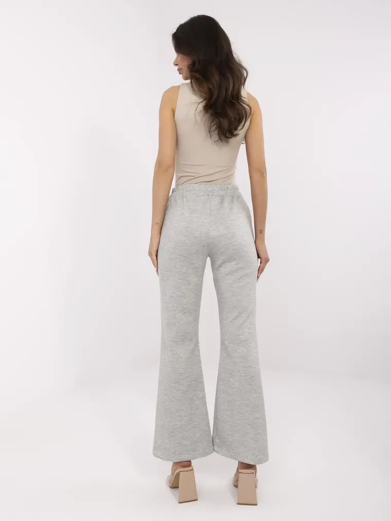 Spodnie dresowe damskie, szare, Italy Moda