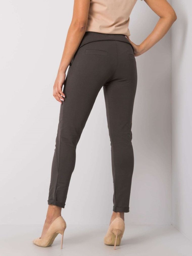 Spodnie dresowe damskie, szare, Relevance