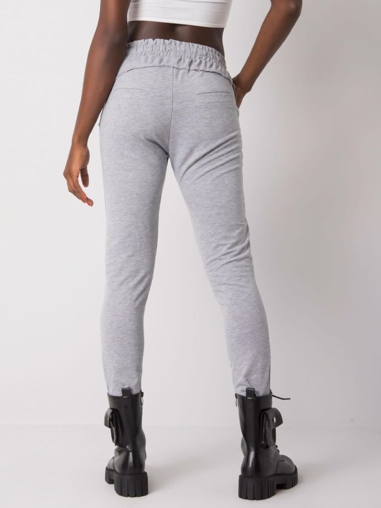 Spodnie dresowe damskie, szare, Relevance