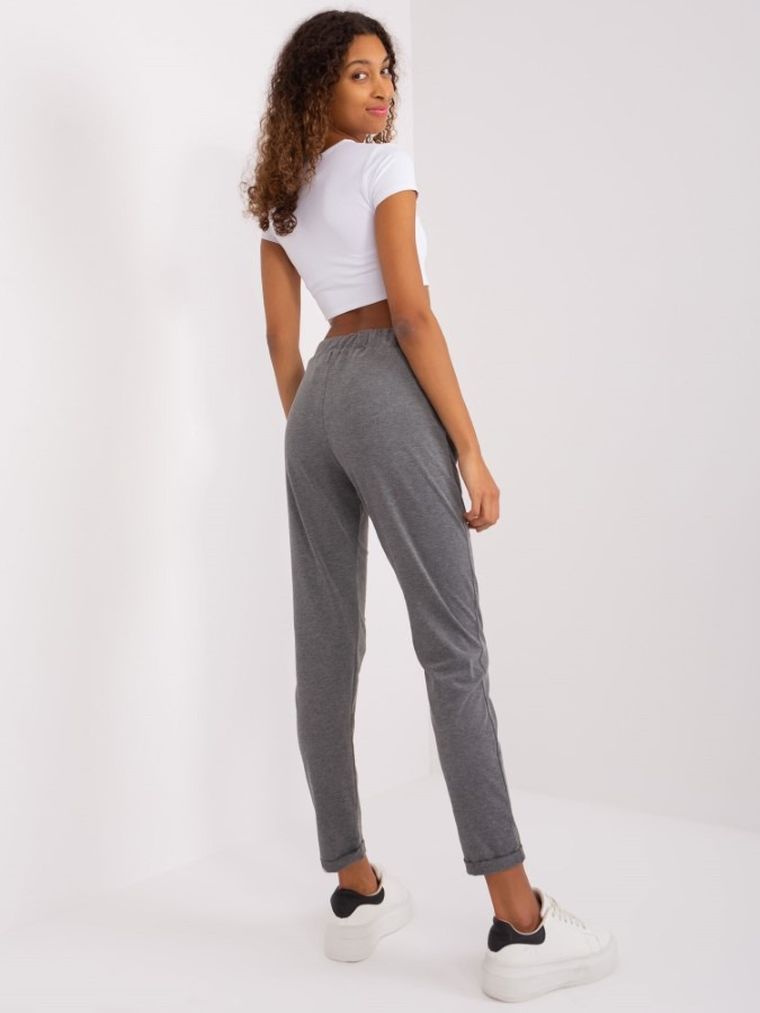 Spodnie dresowe damskie, szare, Relevance