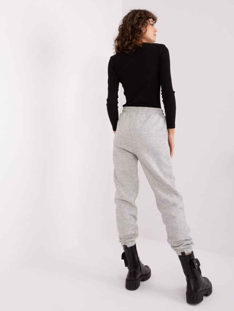 Spodnie dresowe damskie, szare, Sublevel