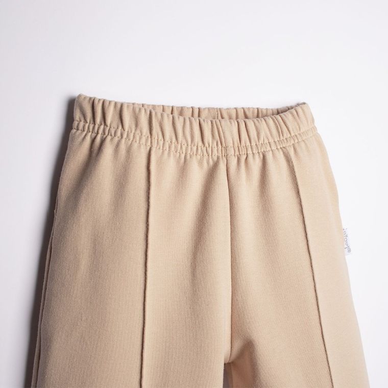 Spodnie dresowe dziewczęce, beżowe, Nicol