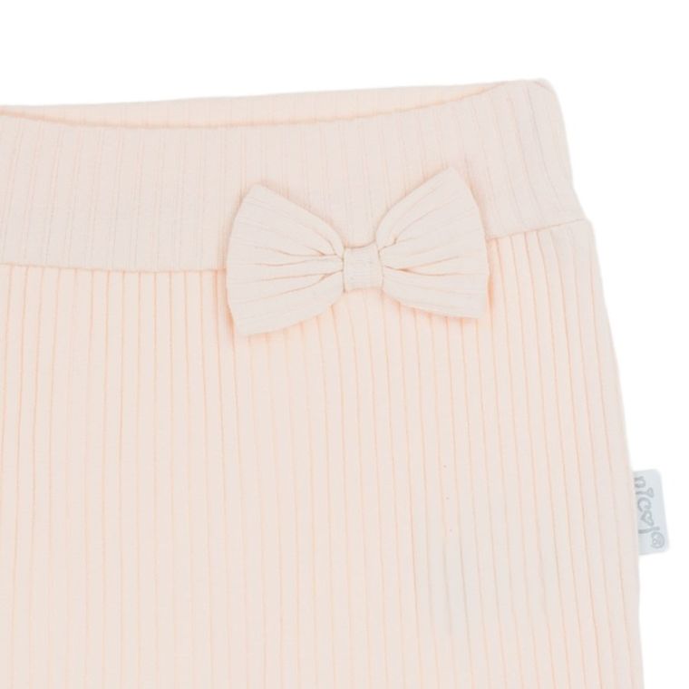 Spodnie dresowe dziewczęce, prążkowane, różowe, Nicol