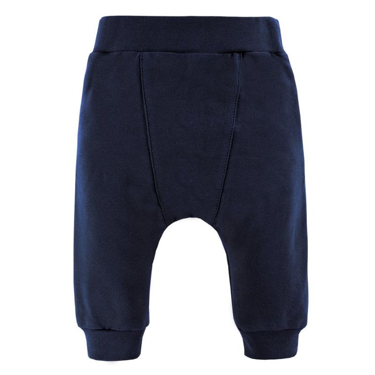 Spodnie dresowe niemowlęce, granatowe, Eevi