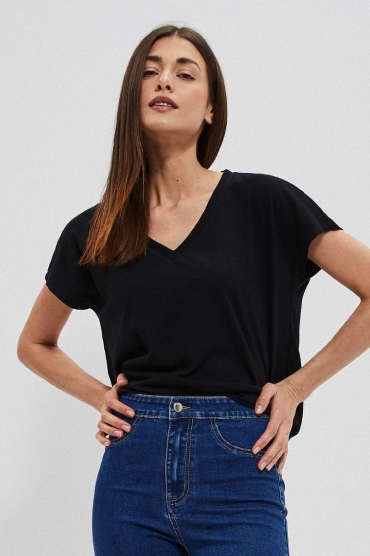 Spodnie jeansowe damskie, niebieskie, Moodo