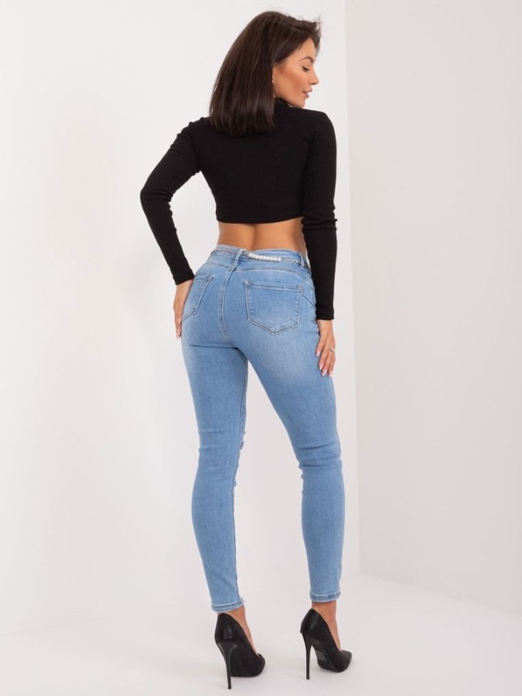 Spodnie jeansowe damskie, niebieskie, Redseventy