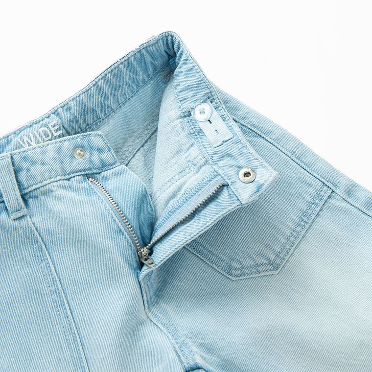 Spodnie jeansowe z regulacją cargo wide leg Cool Club