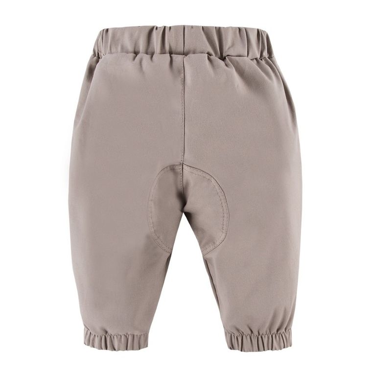 Spodnie materiałowe chłopięce, beżowe, Eevi
