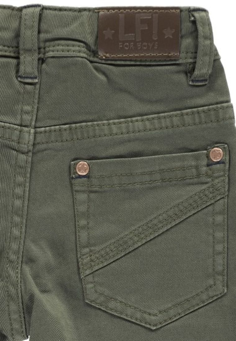 Spodnie materiałowe chłopięce, khaki, Lief