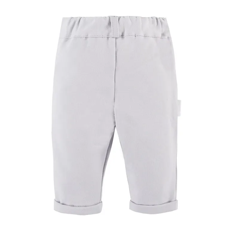 Spodnie materiałowe chłopięce, szare, Eevi