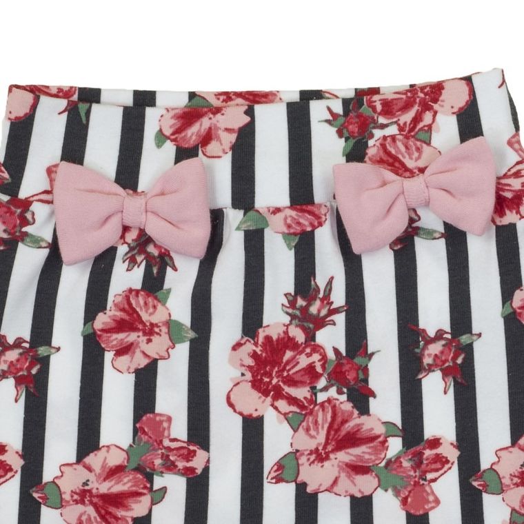 Spodnie materiałowe dziewczęce, mix, kwiaty, Nicol