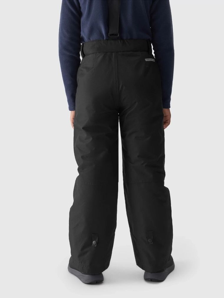 Spodnie narciarskie chłopięce, czarne, 4F