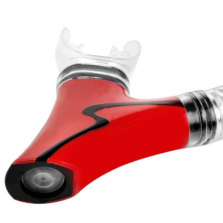 Spokey, Brem, rurka do nurkowania, czerwona