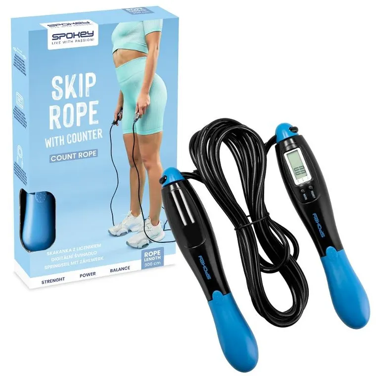 Spokey, Count Rope, skakanka z licznikiem skoków i kalorii