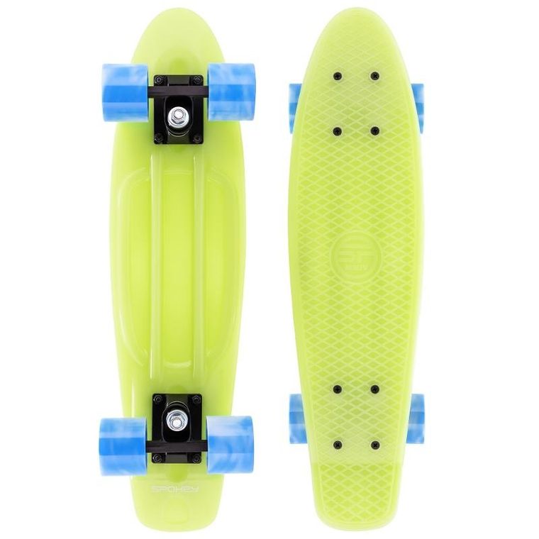 Spokey, Neo, deskorolka fiszka, fluo