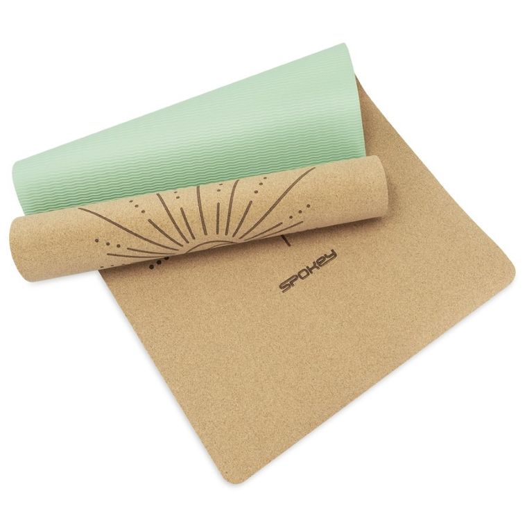 Spokey, Savasana, mata fitnesowa korkowa, 0,4 cm