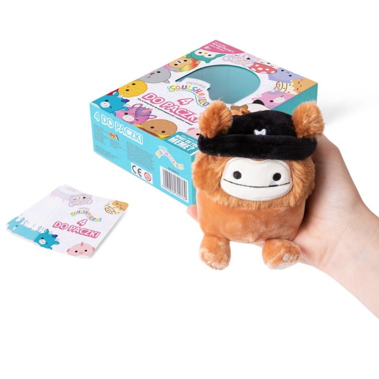 Squishmallows, 4 do paczki, gra karciana