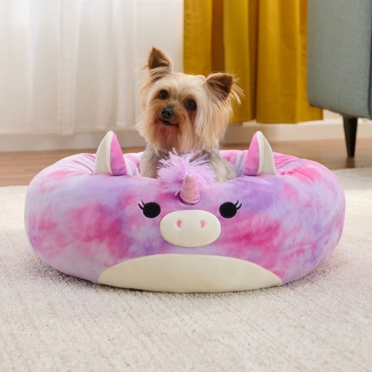 Squishmallows, legowisko dla psa, rozmiar L, 76 cm, Lola the Unicorn