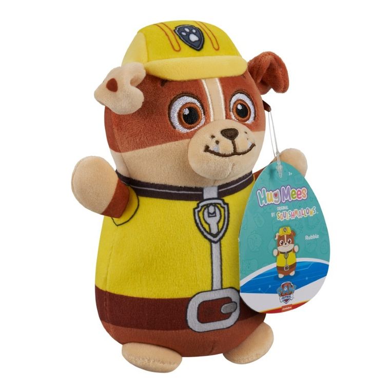 Squishmallows, Medium Plush, Hugmees, Psi Patrol, Rubble, maskotka, 25 cm