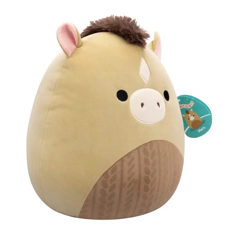 Squishmallows, Medium Plush, Olive Horse, oliwkowy koń, maskotka, 30 cm