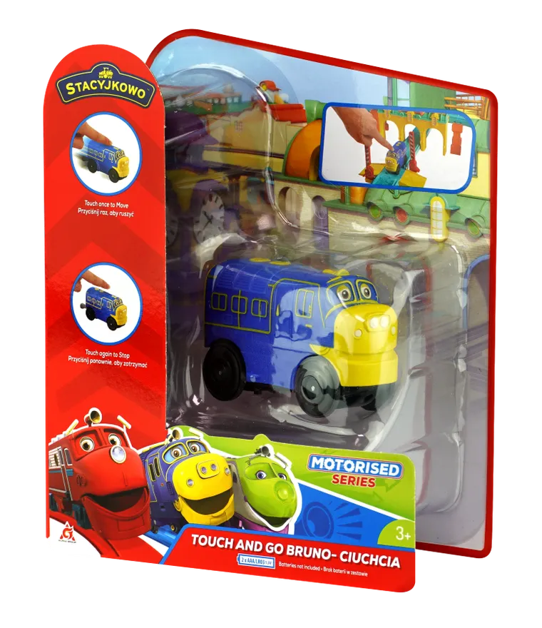 Stacyjkowo, Touch&Go, Bruno, lokomotywa