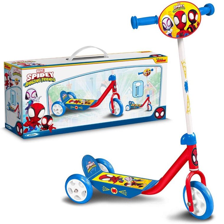 Stamp, Spidey i super-kumple, hulajnoga 3-kołowa