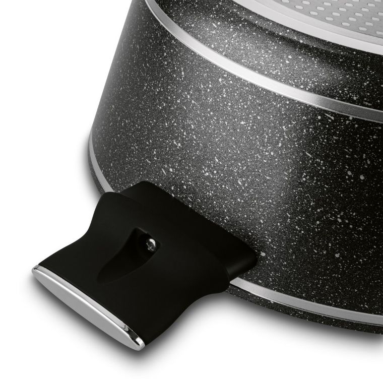 Starke Pro, Celebrity Marble, zestaw garnków z pokrywką i patelnią, 10 elementów