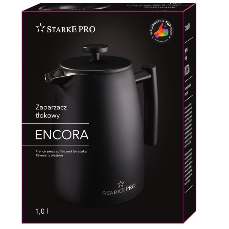 Starke Pro, Encora, zaparzacz tłokowy, 1l