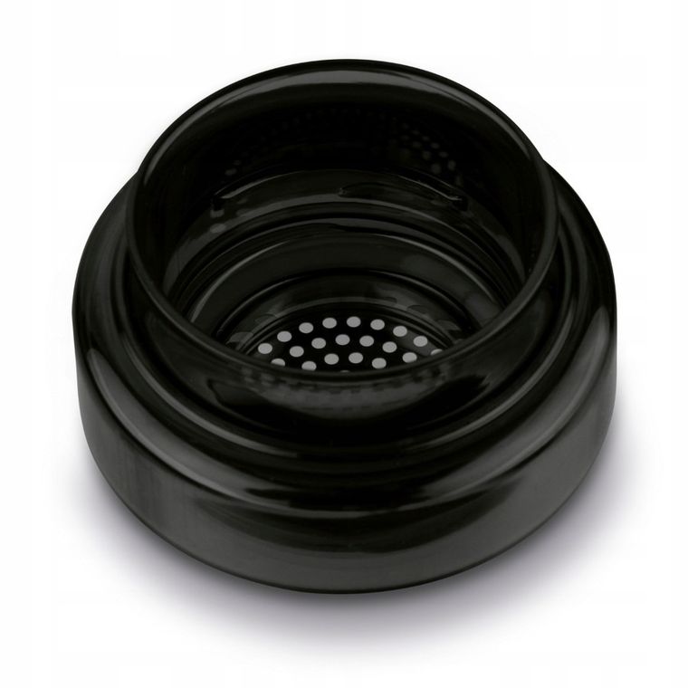 Starke Pro, Lazaro, butelka termiczna z sitkiem, czarna, 400 ml