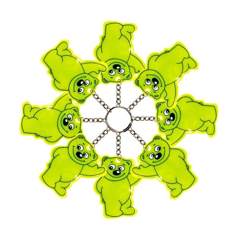 Starpak, brelok, odblaskowy miś