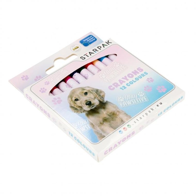 Starpak, Doggy, kredki woskowe, 12 kolorów