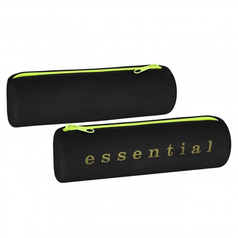 Starpak, Essential, piórnik tuba, silikonowy, czarny