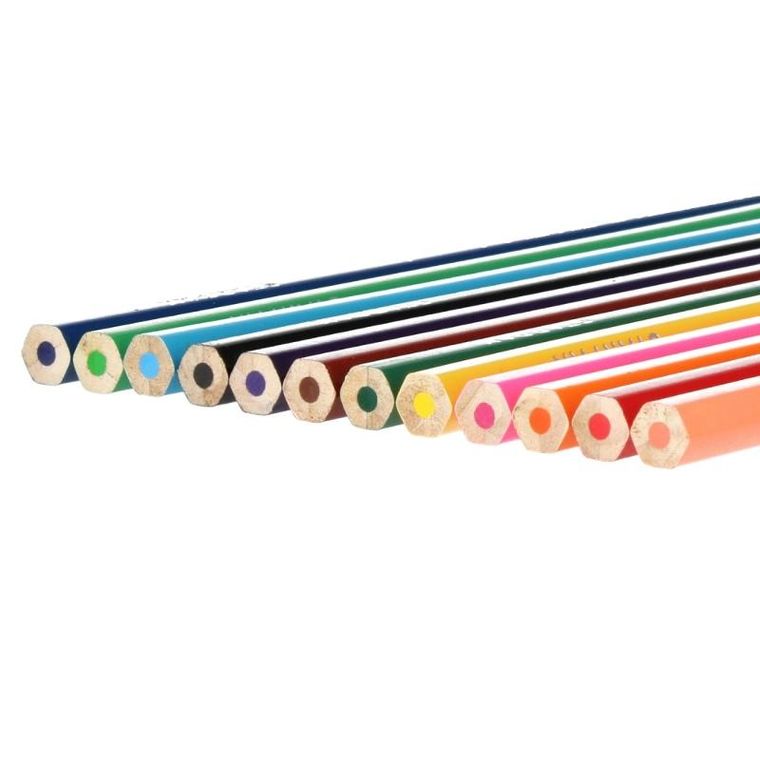 Starpak, Football, kredki ołówkowe, 12 kolorów