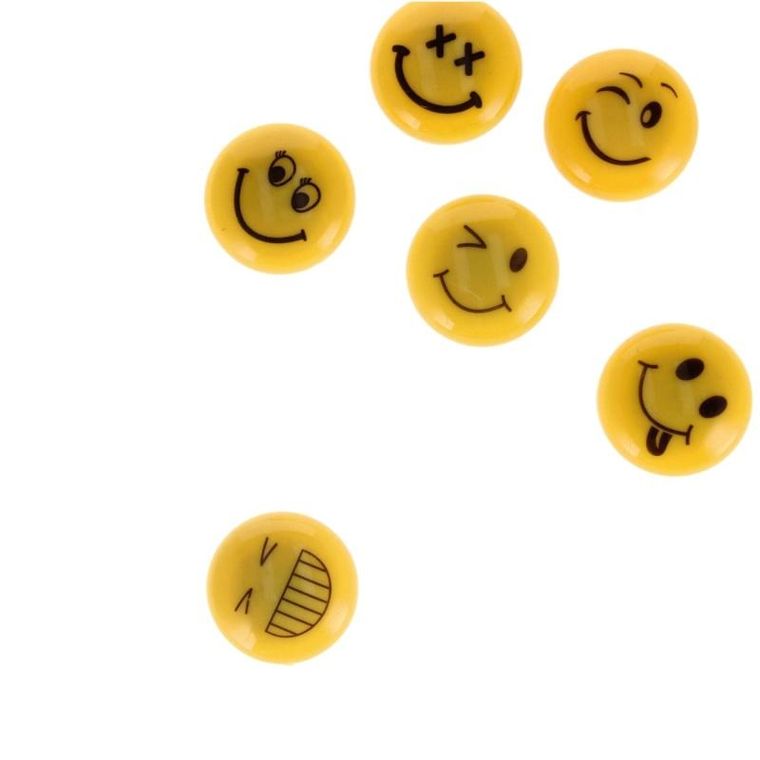 Starpak, magnesy, 30mm, mix emoticons