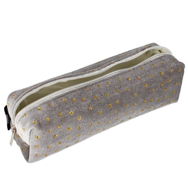 Starpak, piórnik saszetka, grey cristal