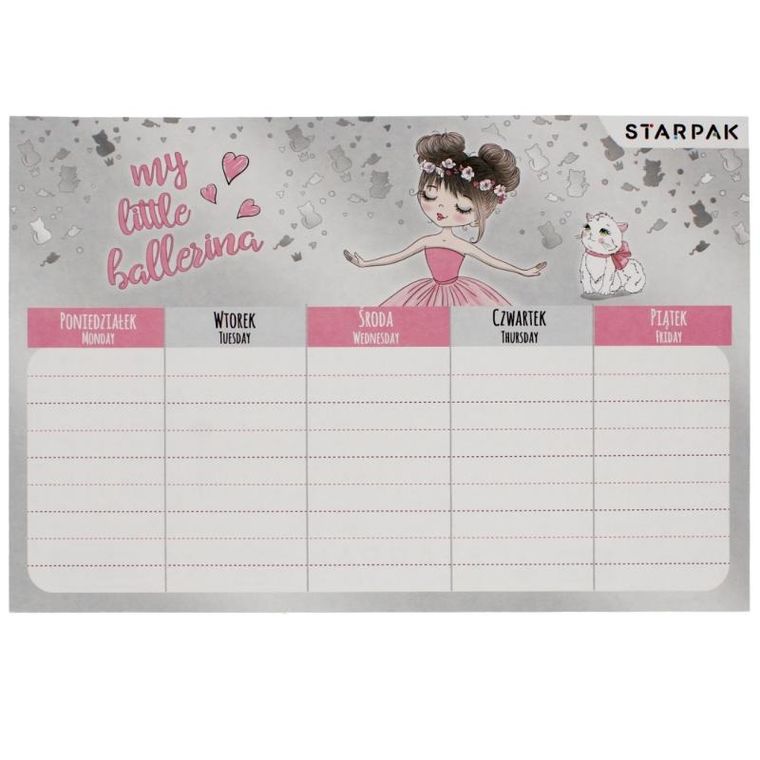 Starpak, plan lekcji, My Little Ballerina
