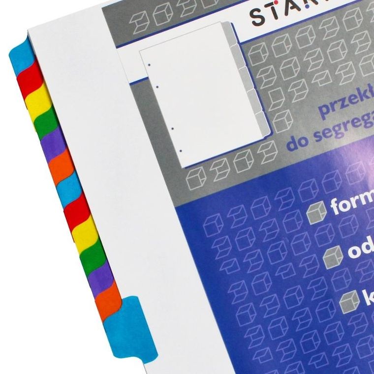 Starpak, przekładki A4 kartonowe, alfabetyczne