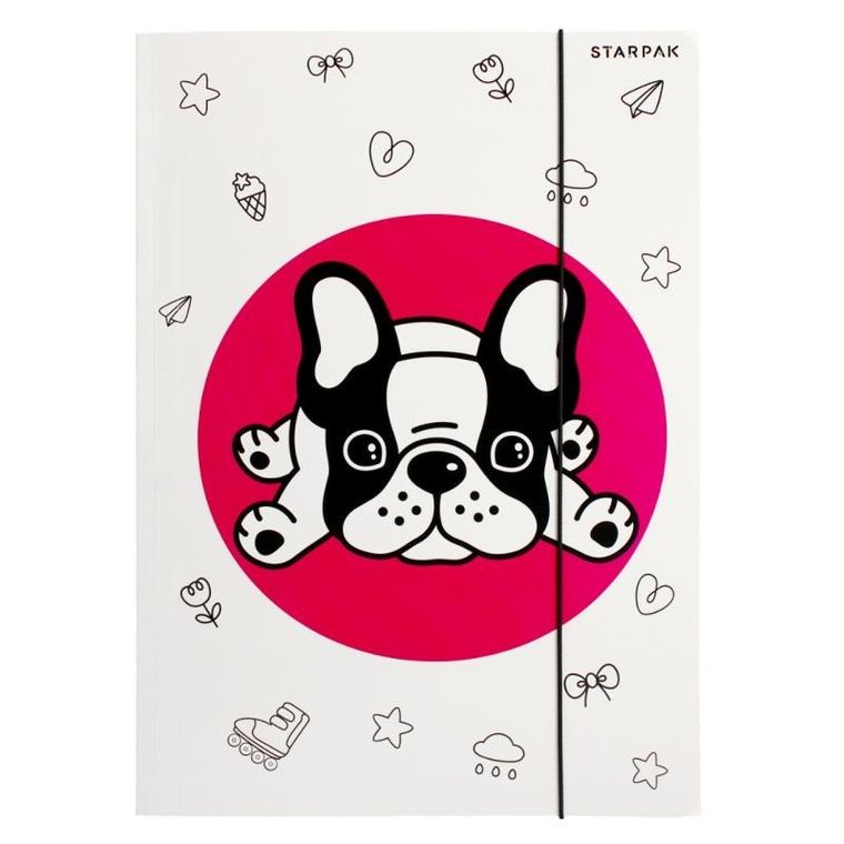 Starpak, teczka z gumką A4, minisy, 1 szt.