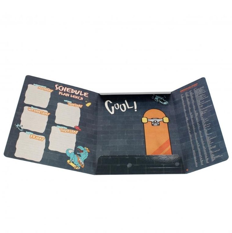 Starpak, teczka z gumką, A4, Skate Dino, 1 szt.