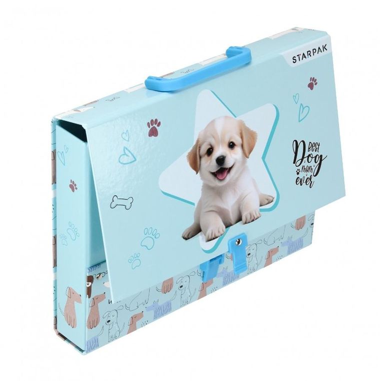 Starpak, teczka z rączką, A4, 50 mm, Cuties Doggy