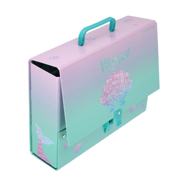 Starpak, teczka z rączką, A4, 95 mm, Shell