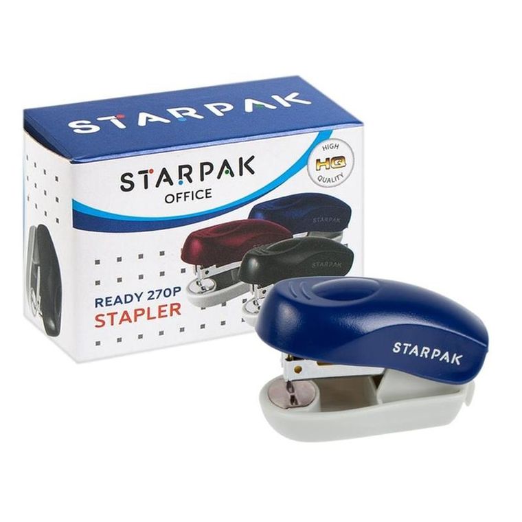 Starpak, zszywacz, 270p, granat